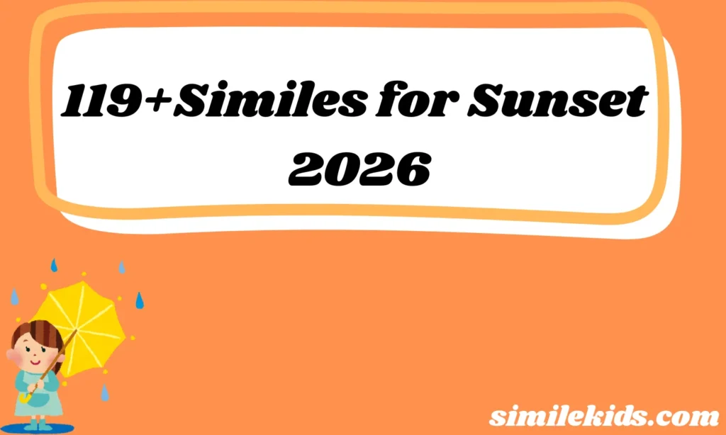 119+Similes for Sunsets
