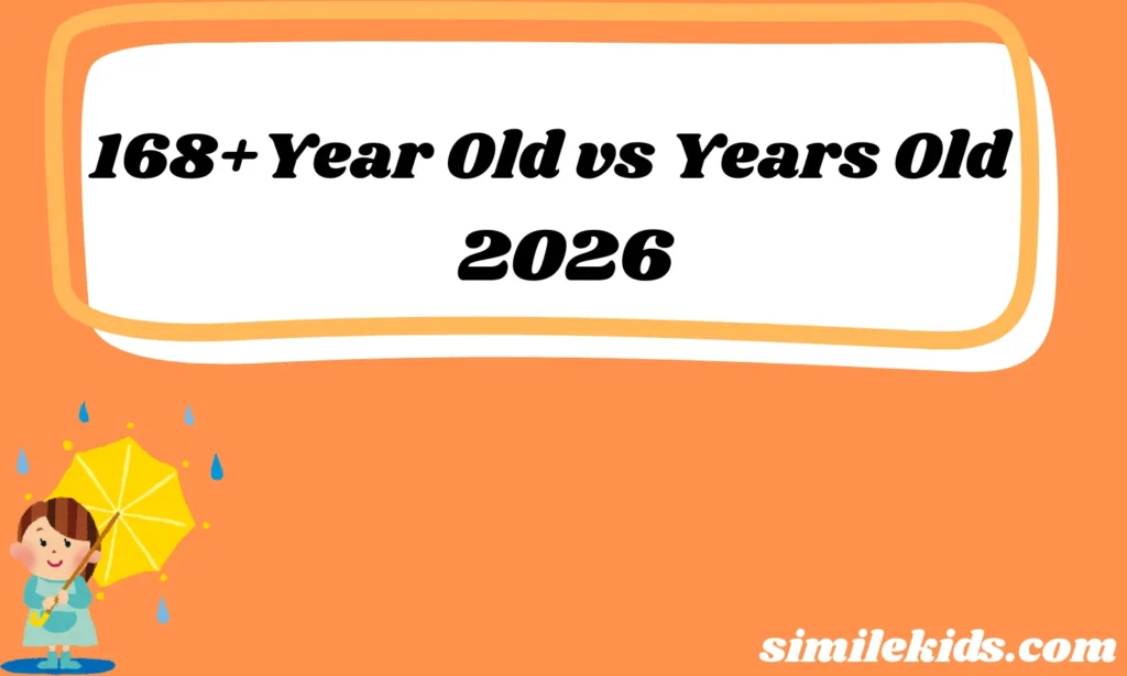 168+Year Old vs Years Old