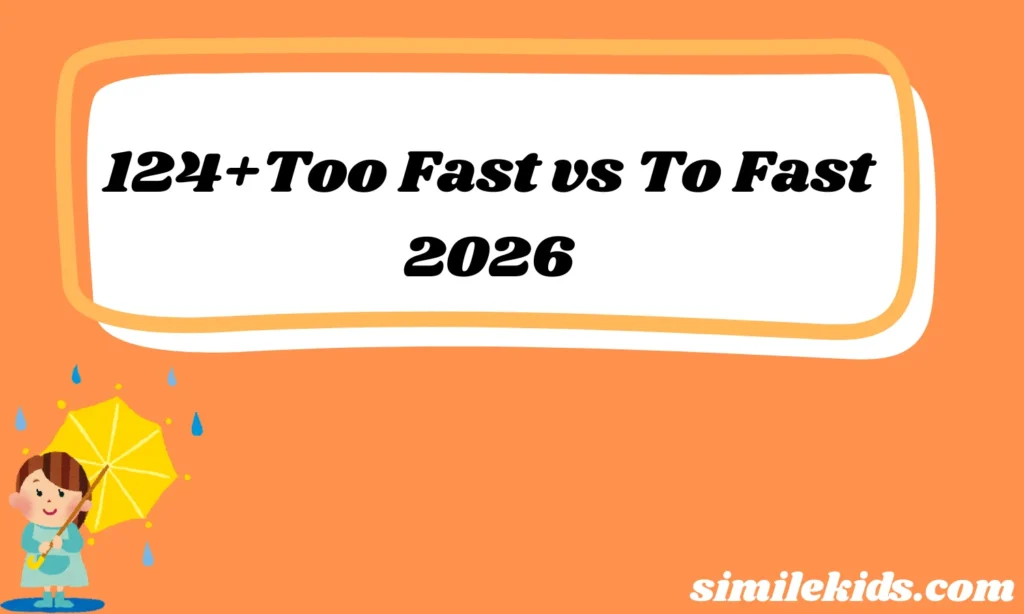 124+Too Fast vs To Fast 2026