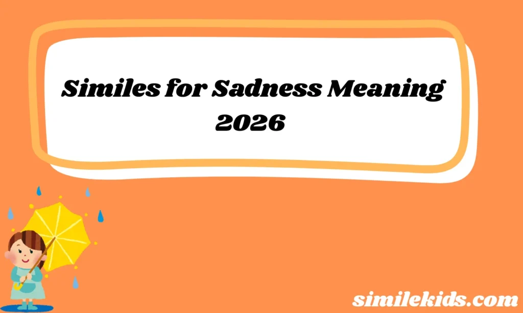 Similes for Sadness Meaning