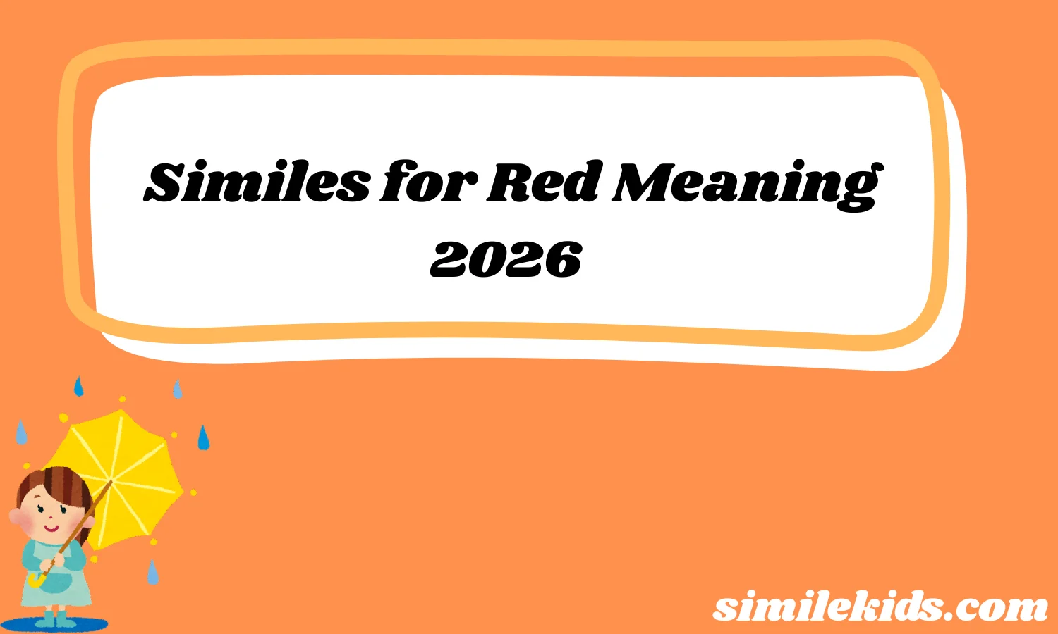 Similes for Red Meaning