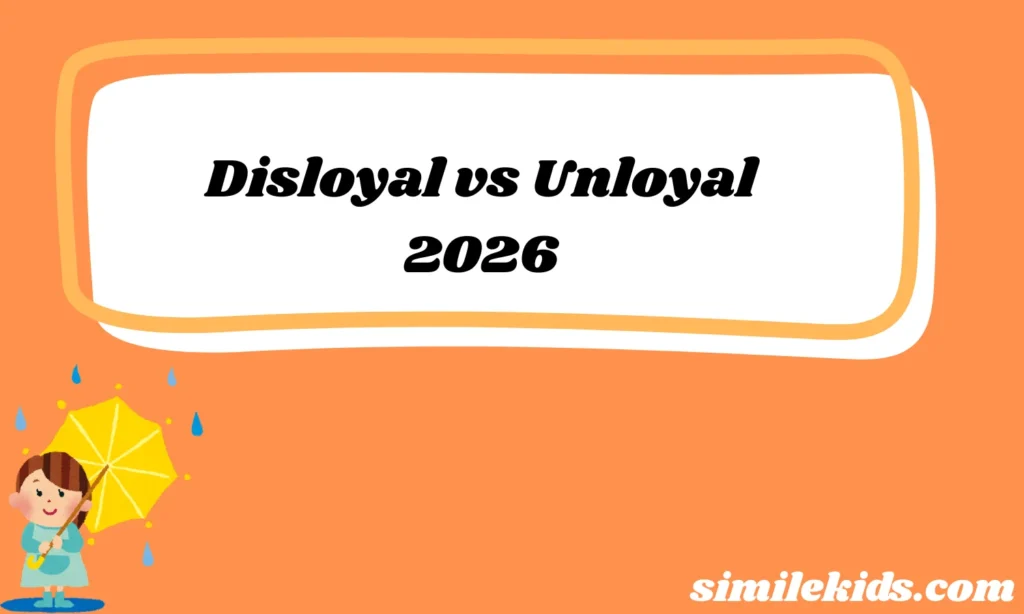 Disloyal vs Unloyal
