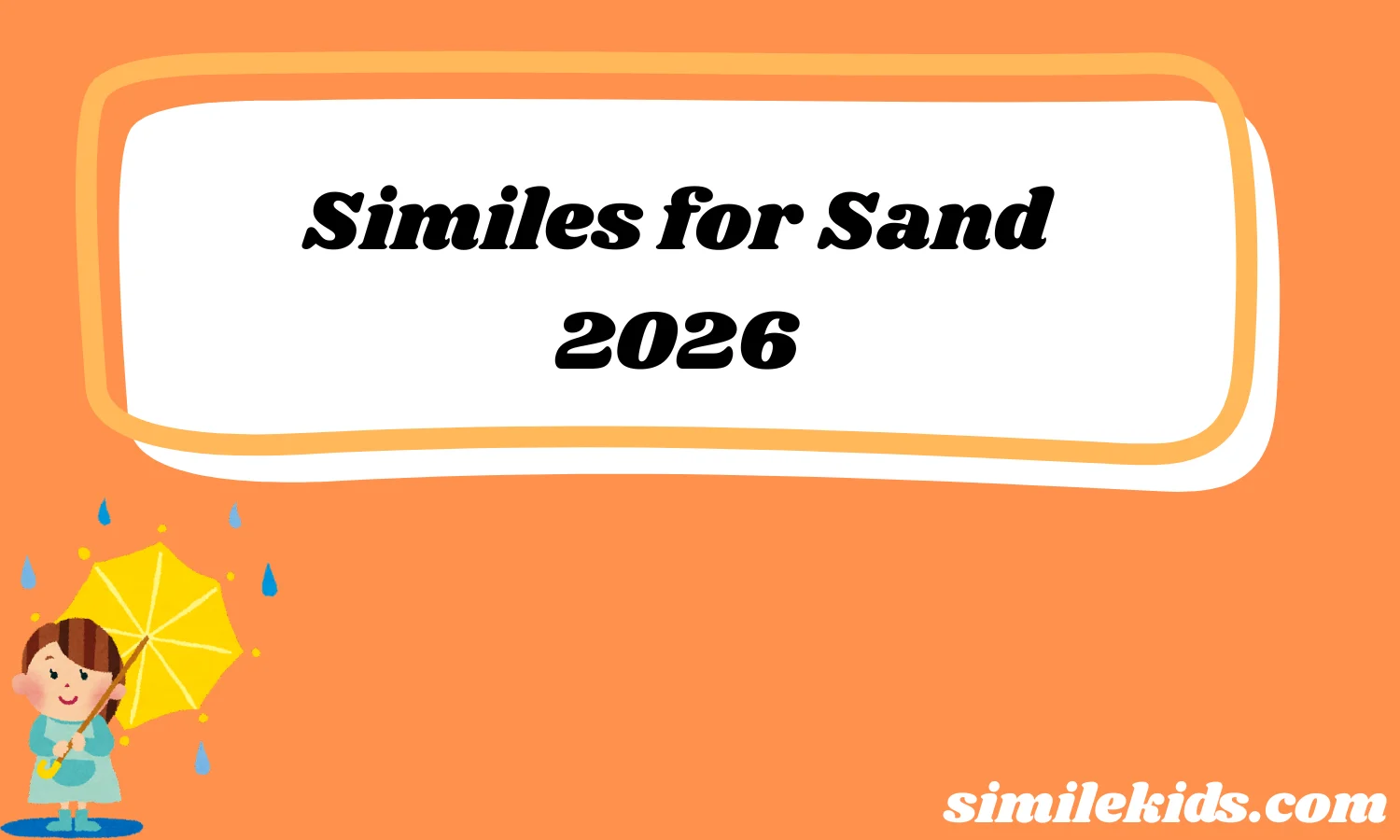 Similes for Sand