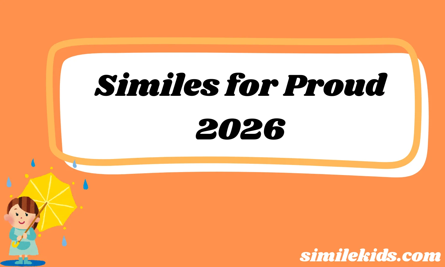 Similes for Proud