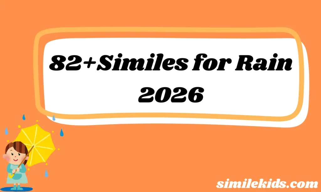 Similes for Rain