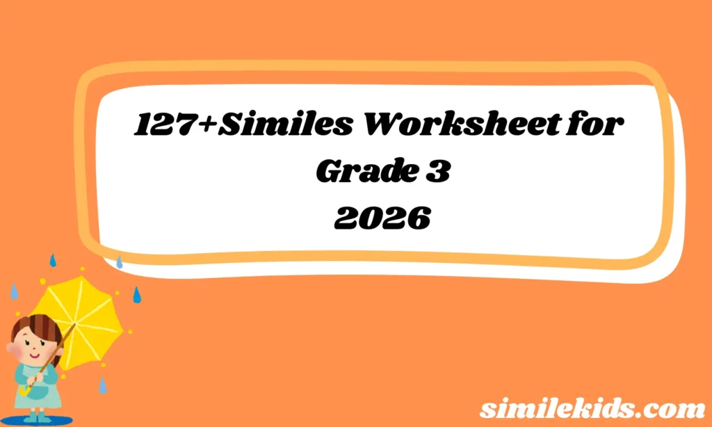 127+Similes Worksheet for Grade 3 Fun Practice Activities to Boost Language Skills 2026